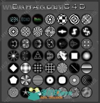Biomekk EnhanceC4D纹理着色器预设C4D插件V1.04.051版