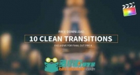 FCPX转场插件：10种时尚简洁转场效果 10 Clean Transitions