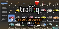 Traffiq Library汽车交通工具库Blender插件V1.6版
