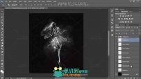 Photoshop创建烟卷须抽象的亮条纹和火球视频教程