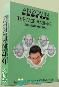 The Face Machine面部表情设置Maya插件V1.09版 The Face Machine v1.09 For Maya 2...
