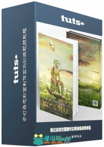 奇幻杂志封面制作实例训练视频教程 TutsPlus Creating a Fantasy Book Cover