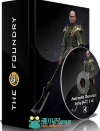 MODO角色动画高级控制器V2版 The Foundry MODO Automatic Character Setup ACS 2 kit