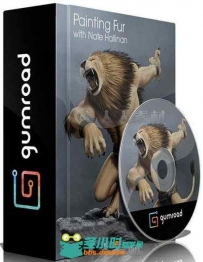 Photoshop毛发绘制技巧视频教程 Gumroad Painting Fur with Nate Hallinan