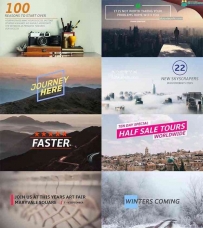 新FCPX插件Titles Mega文字标题300个字幕特效动画FCP