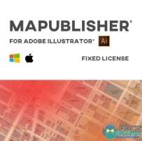 Avenza mapublisher精细地图制作Illustrator插件V11.1版