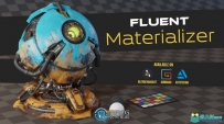 Fluent Materializer自定义纹理材质库Blender插件V1.4版