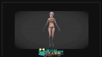 《Zbrush时尚女孩人物造型视频教程》3DMotive Demon Girl Vols 1-4