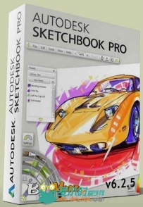 SketchBook欧特克数字绘画设计软件V6.2.5版 Autodesk Sketchbook Pro v6.2.5 Win Mac
