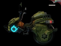 次世代科幻摩托车3D模型