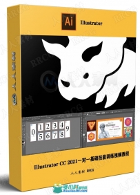 Illustrator CC 2021一对一基础技能训练视频教程