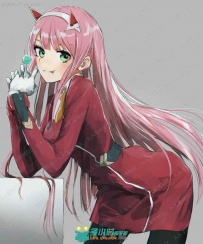二次元画师DARLING in the FRANXX CG作品原画插画合集