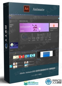 Adobe Animate2021初学者基础知识学习视频教程