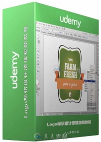 Logo标识设计原理视频教程 Udemy Designing logos Learning Illustrator