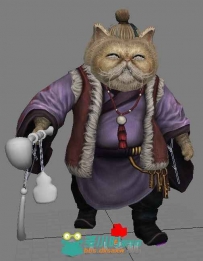 超萌烟斗老猫游戏动作
