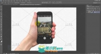 Photoshop创意手机公路元素海报合成视频教程