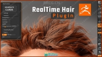 Real-time Hair逼真实时头发制作ZBrush插件V1版
