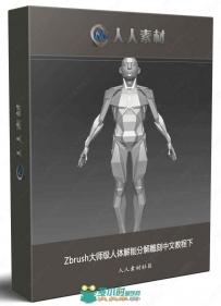 Zbrush大师级人体解刨分解雕刻中文教程下