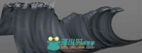 真实的海洋波浪效果器C4D工程文件