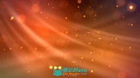 浅红色色带粒子演示视频素材