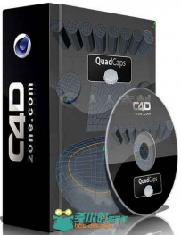 Quad Caps自动多边形C4D插件V1.0版 C4DZone Quad Caps 1.0 for Cinema 4D