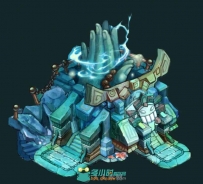 最唯美Q版网游神话《幻神天下》人物原画素材
