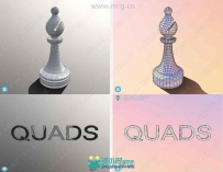 Exoside QuadRemesher自动重拓扑插件V1.01版合集