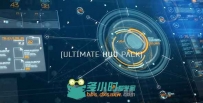 高科技全息数据投影信息可视化HUD界面展示AE模板Videohive Ultimate HUD Pack 197...