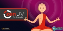 Zen UV快速创建UV工具Blender插件V3.1.1版