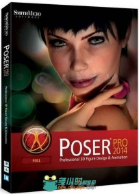 Poser人物造型设计软件2014V10.0.4.27796版+资料包 SmithMicro Poser Pro 2014 v10...