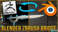 Blender与Zbrush文件相互发送格式转换脚本V1.1版