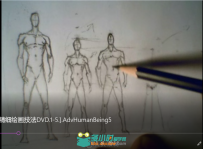 手绘人体精细绘画技法