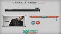 《PS界面UI设计技术视频教程》Tuts+ Premium Adobe Photoshop Advanced UI Techniques