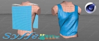 Syflex cloth服装布料模拟C4D R20插件