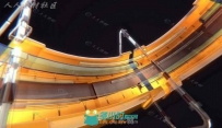 超实用金色质感片头C4D工程文件