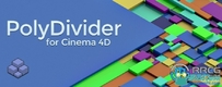 PolyDivider程序性矩阵随机几何图案生成C4D插件V1.07版