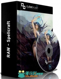 唯美女性角色游戏手绘艺术视频教程 Cubebrush RAW Spellcraft