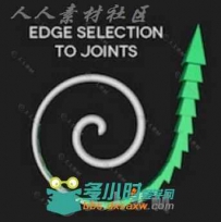 Edge to Joints v.1.1 C4D脚本插件