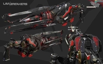 美国自由3D艺术家Elliot Sharp 武器《枪》设计