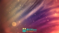 粒子色斑唯美展示视频素材