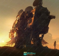 画师Allenwei概念科幻机械风格原画插画合集