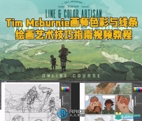 Tim Mcburnie画师色彩与线条绘画艺术技巧指南视频教程