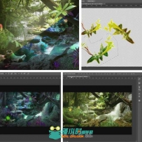 Photoshop从幻境到真实特效制作视频教程 Digital-Tutors Transitioning Environmen...