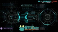 超酷科技动态UI信息图HUD界面动画展示AE模板Videohive HUD UI Infographics Pack ...