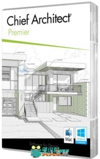 Chief Architect Premier首席建筑师软件X8 V18.2.0.42版 Chief Architect Premier ...