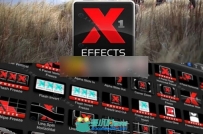 44种折叠分屏擦除RGB分色动态转场效果FCPX转场插件
