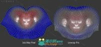 UV网格3dsmax插件UnwrapPro V1.02版 UnwrapPro 1.02 3dsmax Plugin 3dsmax 2008 –...