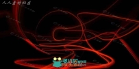 炫酷TVart天津包装 C4D原版工程(光线)