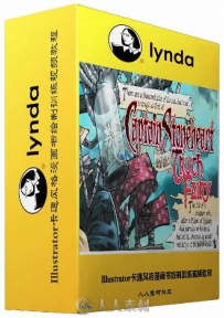 Illustrator卡通风格漫画书绘制训练视频教程 Lettering Comic Books with Illustrator