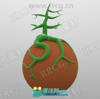 NitroVein植物分支快速生长动画C4D插件V1.3版